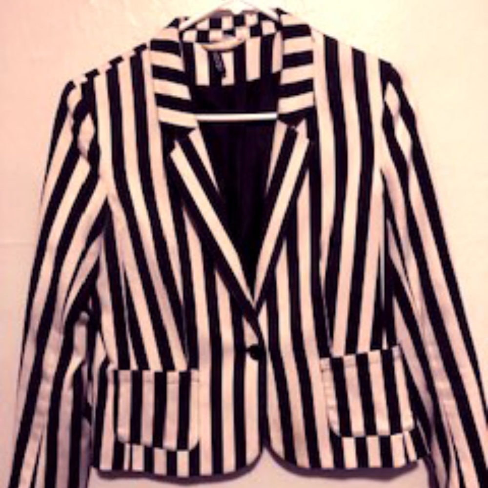 Striped blazer